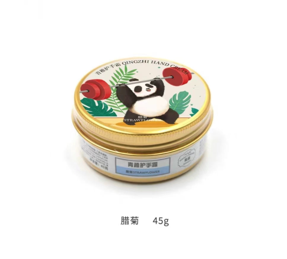 Hand Cream Panda section Designer brand qinzhi 45g and set