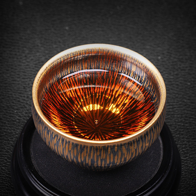 Master work golden oil jianzhan tea cup-IM114