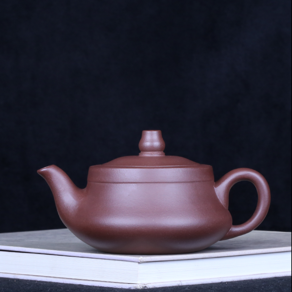 Master work purple clay Handmade Teapot with four cups-PCT012