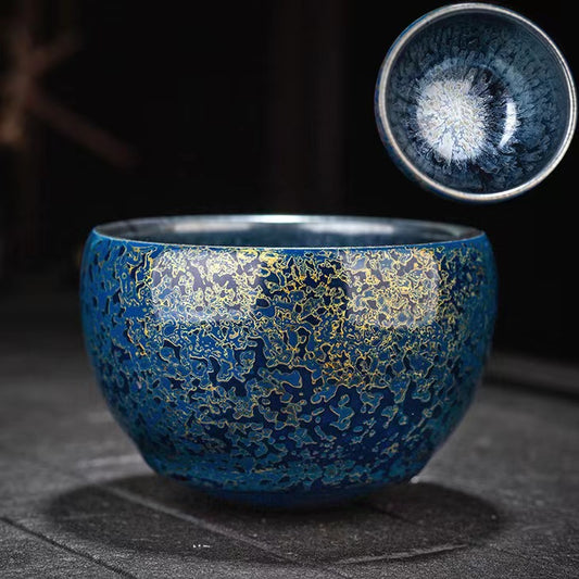 Master cup Daqi Lacquer Series blue Teacup-IM703