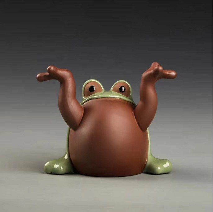 Tea pet frog holder -IM605