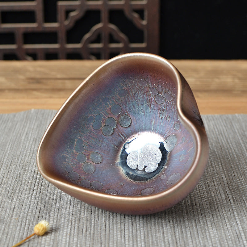 Master work pink heart shape oil jianzhan collection-IM115