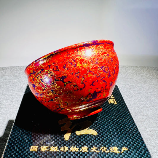 Master work Daqi Lacquer Series hundred flower interior-IM722