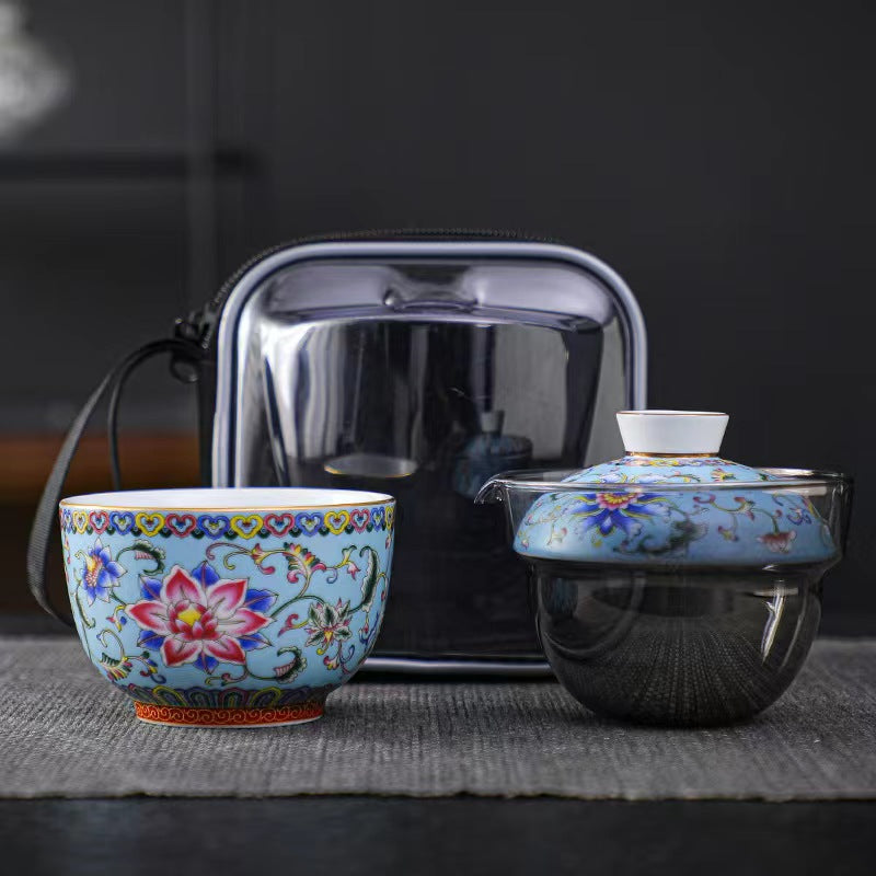 Quick tea cup set for travel-IM405