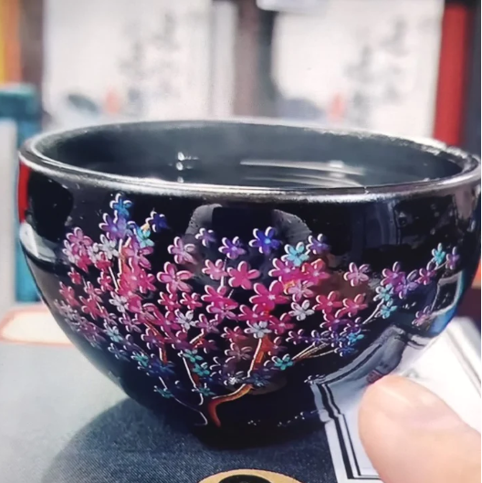 Master Collection -- Color Change Flower Jianzhan Teacup -IM232