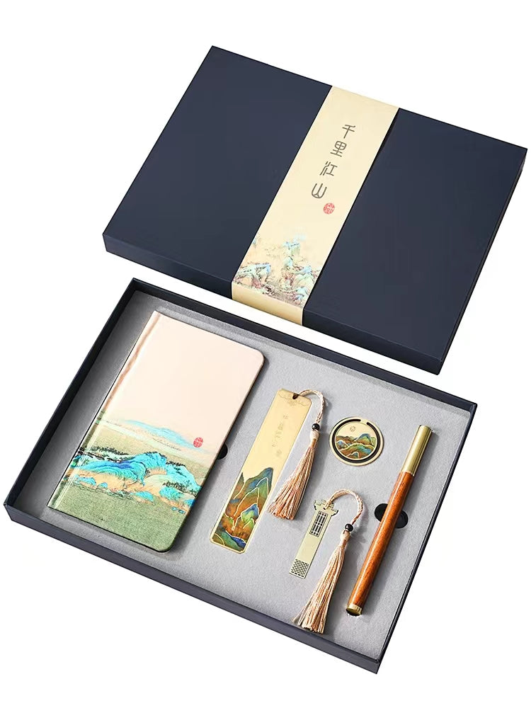 Notebook and pen 32 G USB and bookmarks-D1306