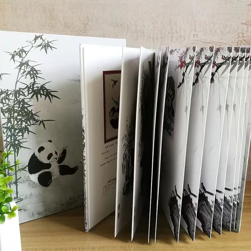 Panda stamps and paper cutting  pamphlet collection-D1309