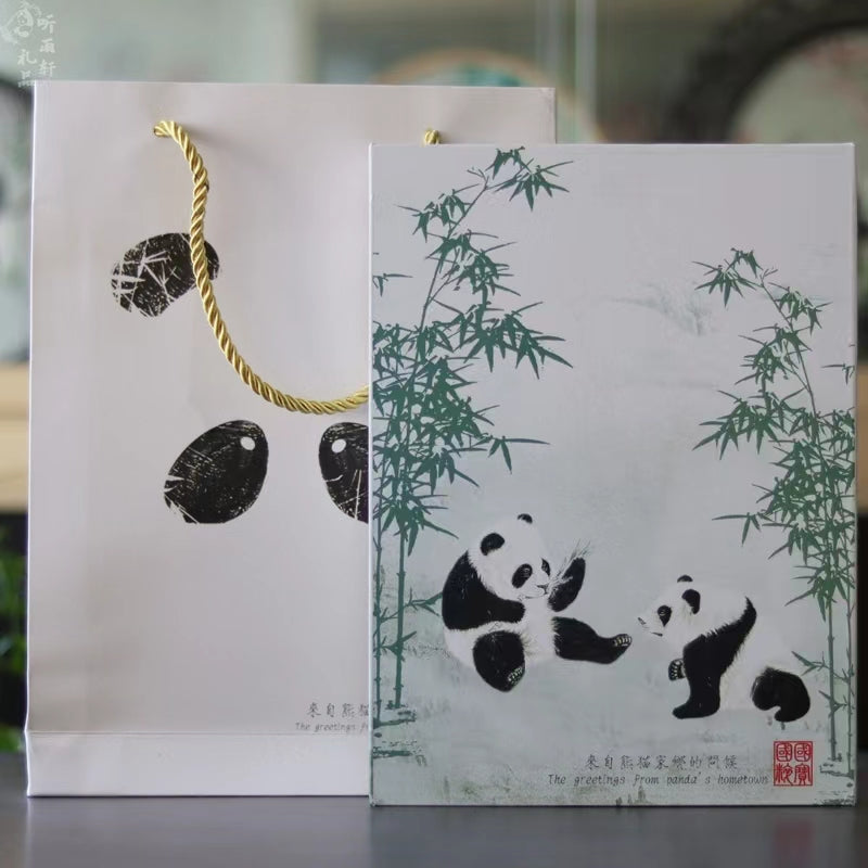 Panda stamps and paper cutting  pamphlet collection-D1309