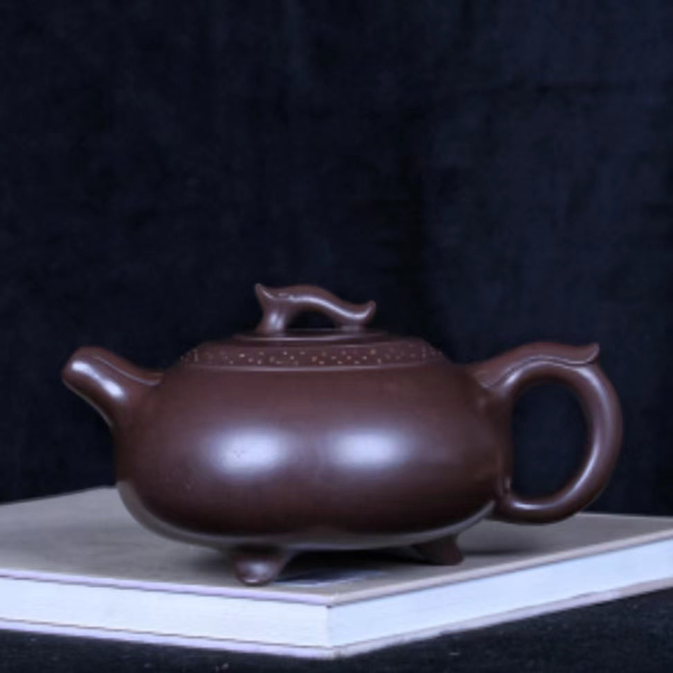 Master work black purple clay teapot 570ml-PCT008