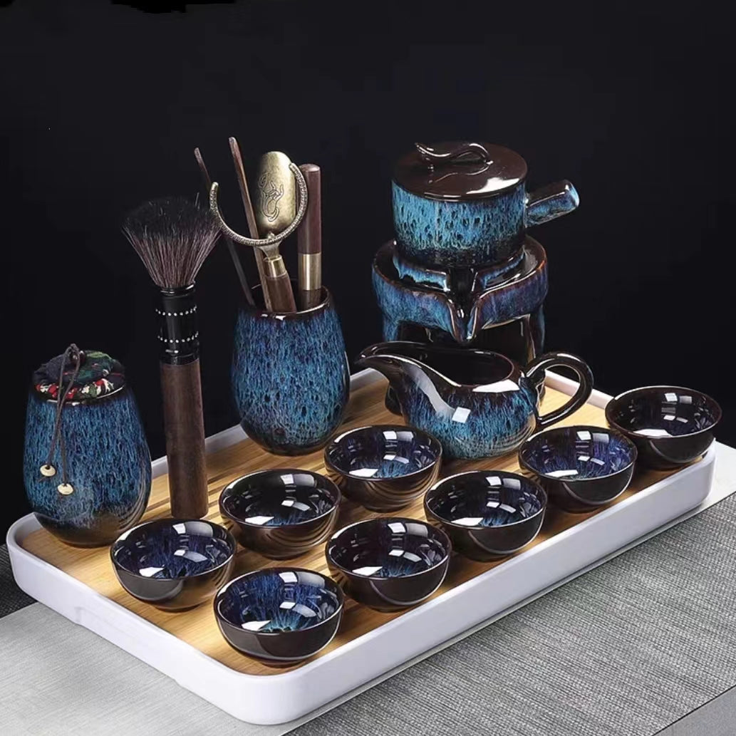 Yaobian magic tea set with tea jar six gentlemen-IM401