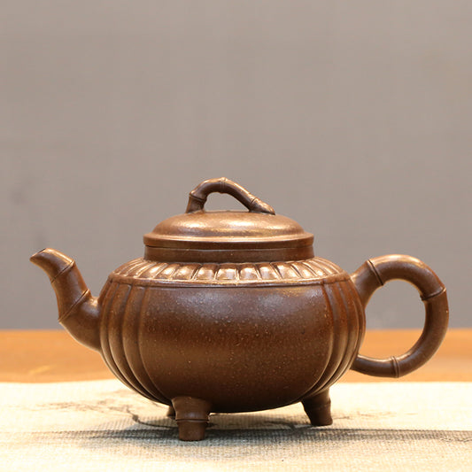 Master work yixing purple clay teapot 400 ml-PCT017