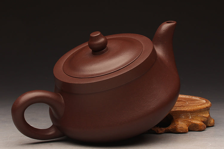 Master work purple clay Handmade Teapot with four cups-PCT012