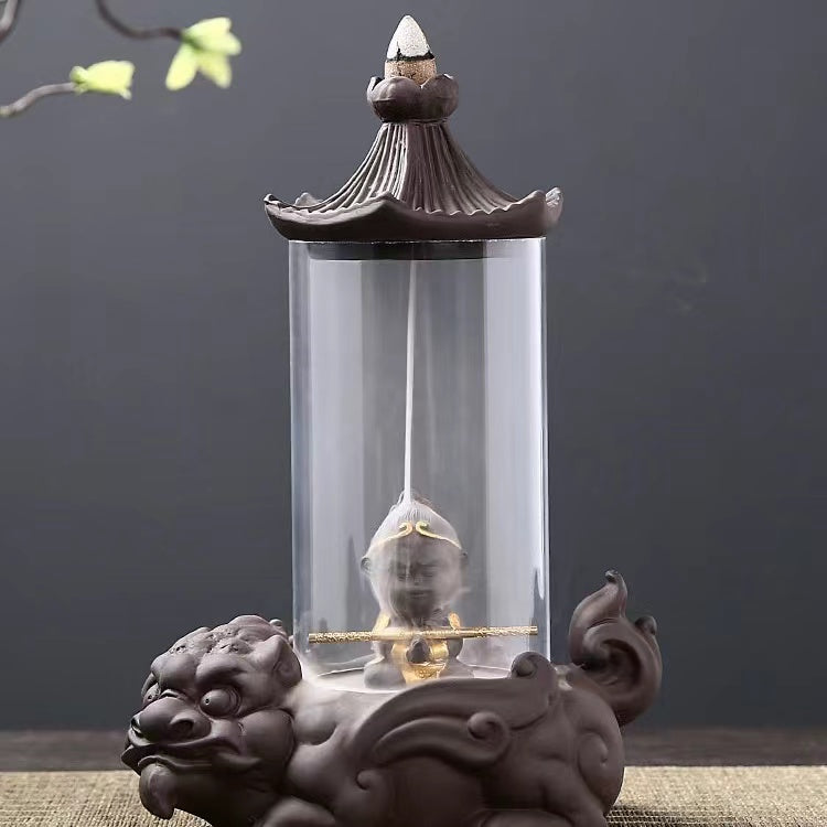 Incense burner ceramic ornaments tea ceremony red sand sandalwood incense incense incense incense burner-IM285