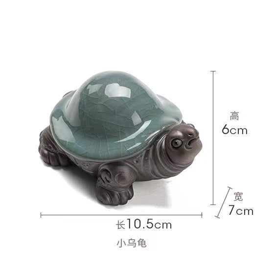 Purple sand turtle tea glass tea filter tea pet decoration-IM298