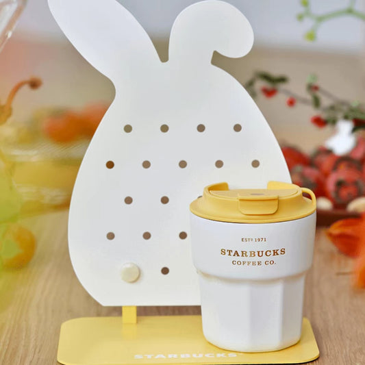 STARBUCKS - Cute rabbit stainless steel accompanying cup 290ml