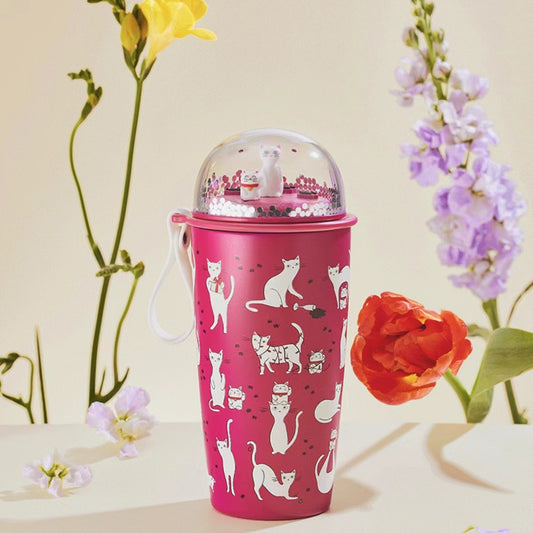 STARBUCKS ➕kate spade NEW YORK cat style Stainless steel thermos cup 355ml 999