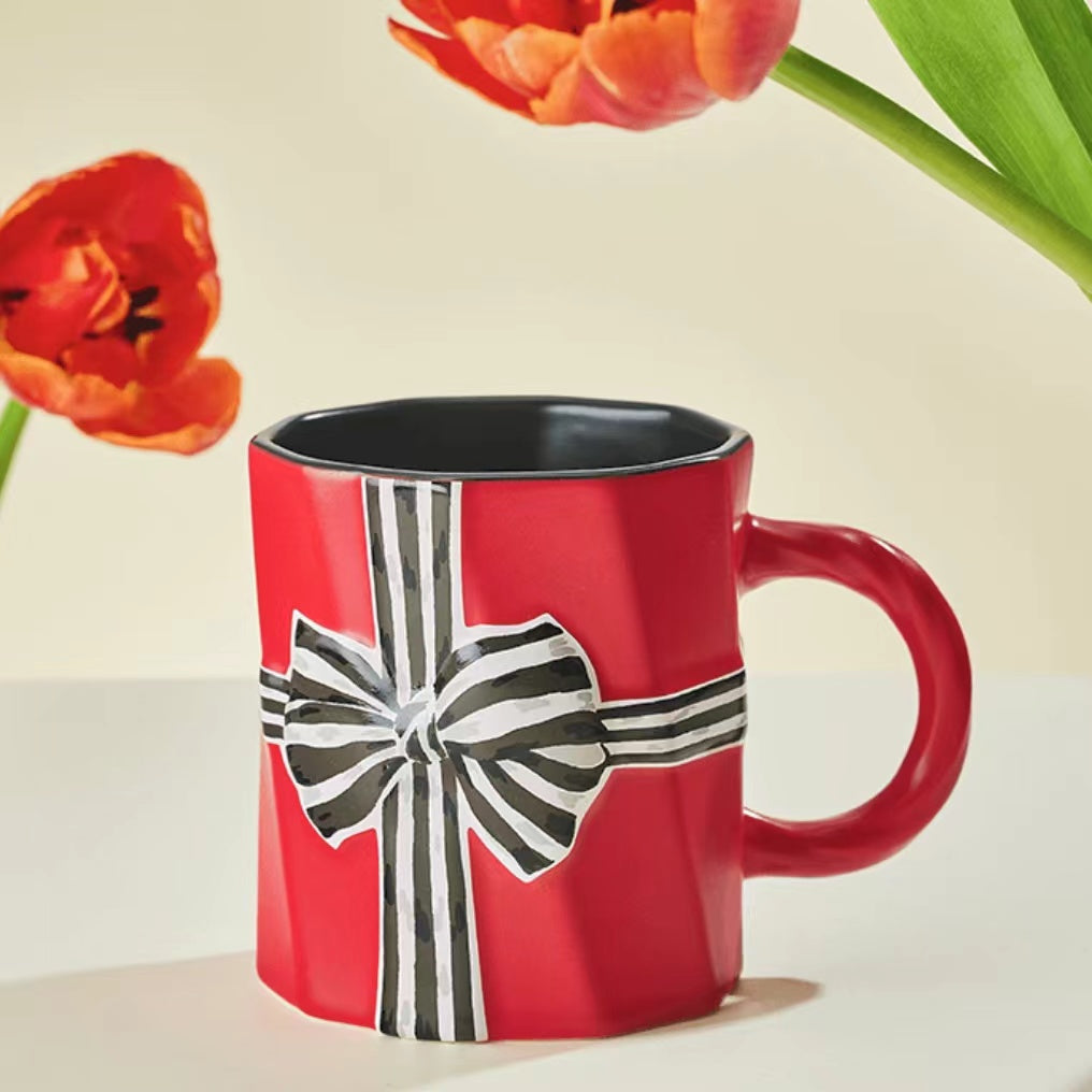 STARBUCKS ➕kate spade NEW YORK Bow mug 414ml