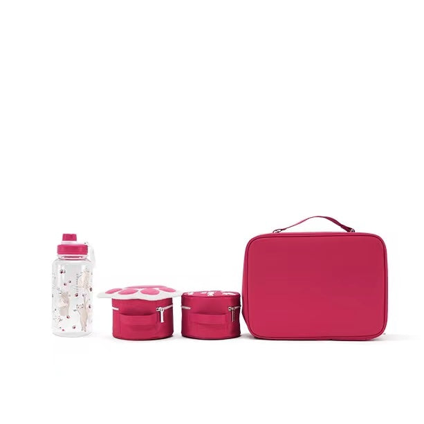 STARBUCKS ➕kate spade NEW YORK cat style plastic cup set 1050ml