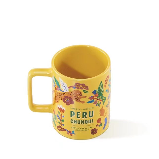 STARBUCKS - Tropical Peru style mug 384ml offline 0918  num 38