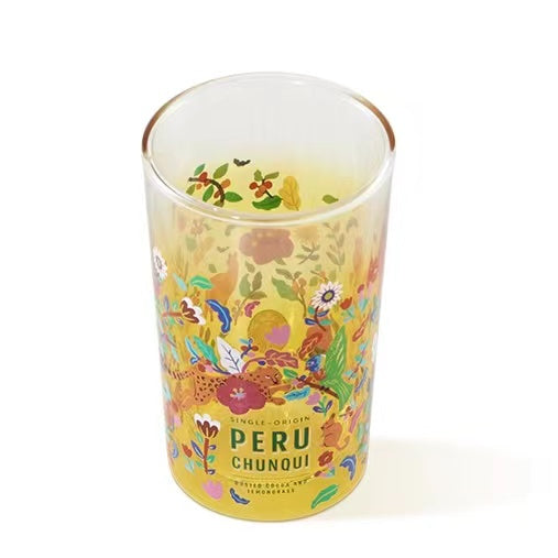 STARBUCKS - Tropical Peru style Double tumbler 350ml offline 0918  num 39