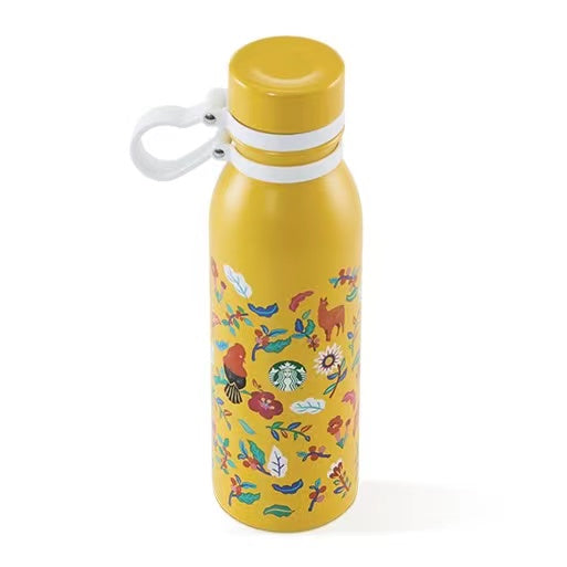 STARBUCKS - Tropical Peru style Stainless steel thermos cup 532ml