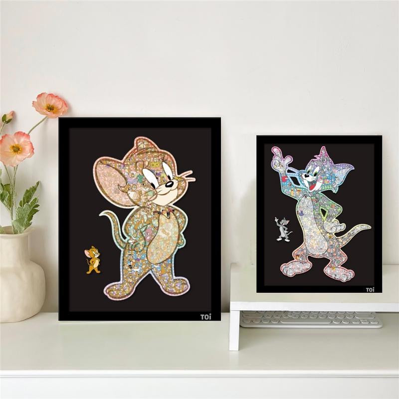 Toi Tom and Jerry 100pcs puzzles with frame