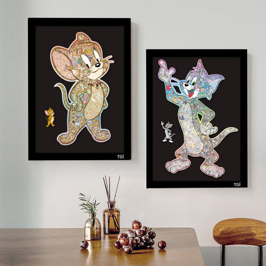 Toi Tom and Jerry 100pcs puzzles with frame